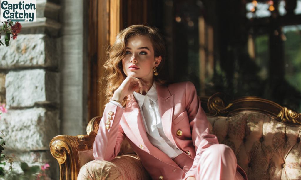 Girls Suit Captions for Graceful and Chic Style2026