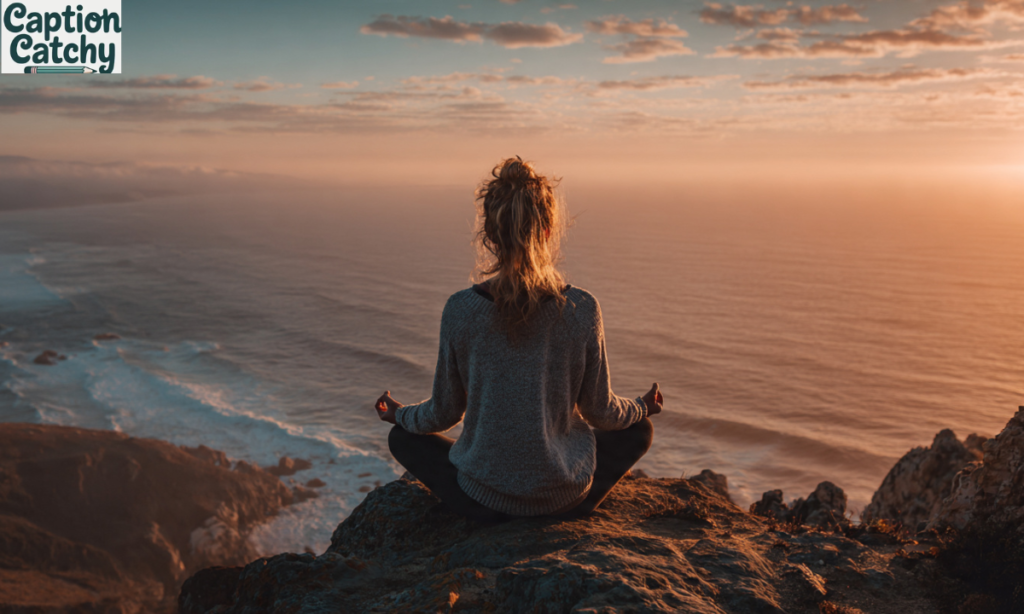 Hidden Meaning Instagram Captions for Inner Peace and Calm Energy