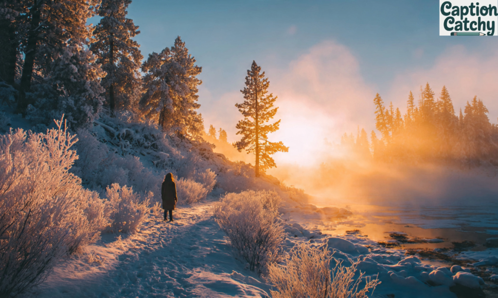 Winter Sun Captions for Instagram post