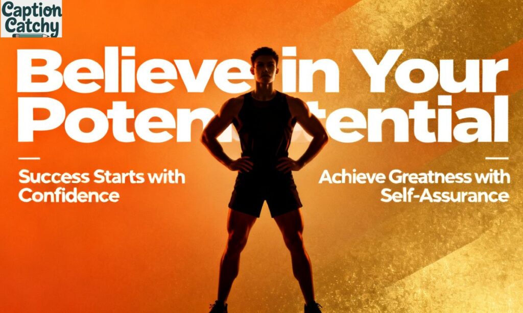 Confidence Captions for Success and Achievement
