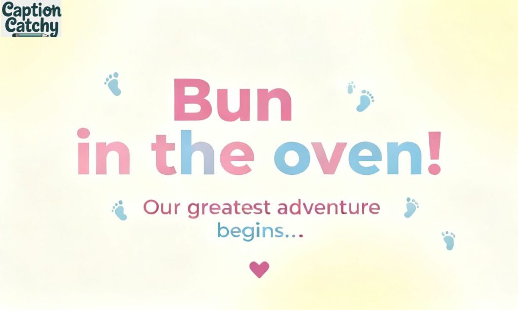 Cute Pregnancy Announcement Captions For Instagram
