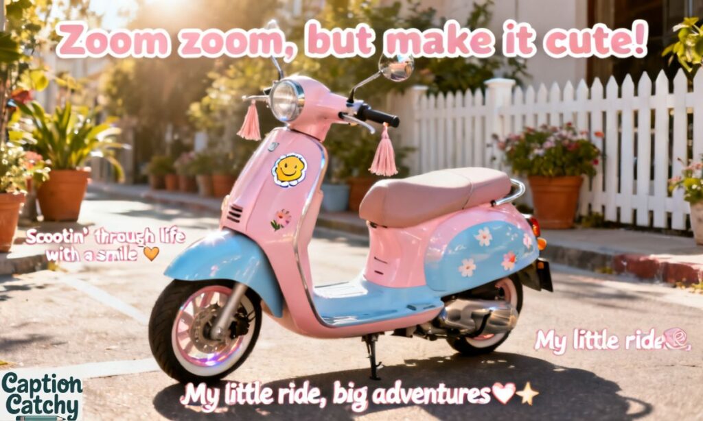 Cute Scooty Captions For Instagram
