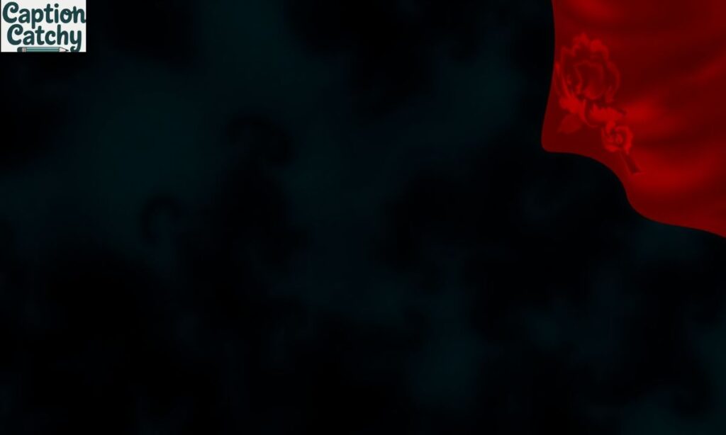 Deep Red Flag Captions About Love
