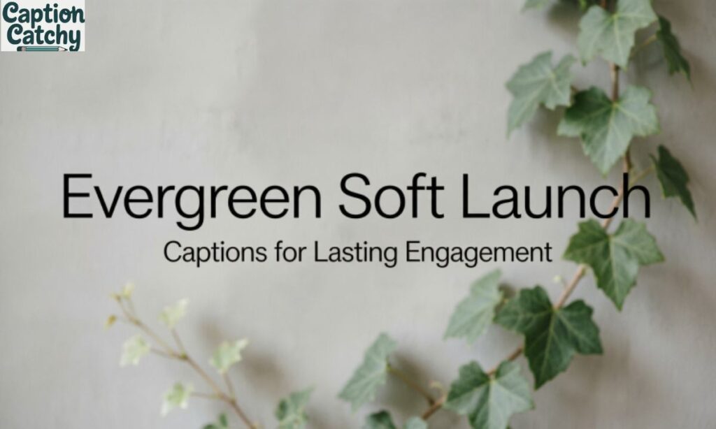 Evergreen Soft Launch Captions For Lasting Engagement
