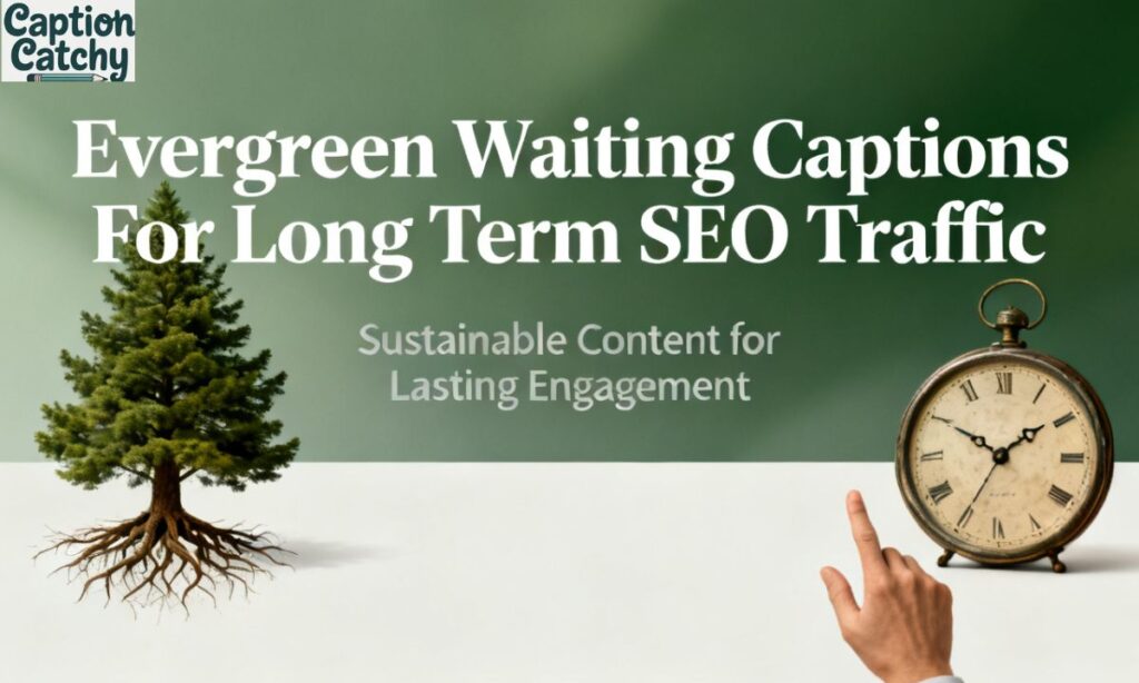 Evergreen Waiting Captions For Long Term SEO Traffic
