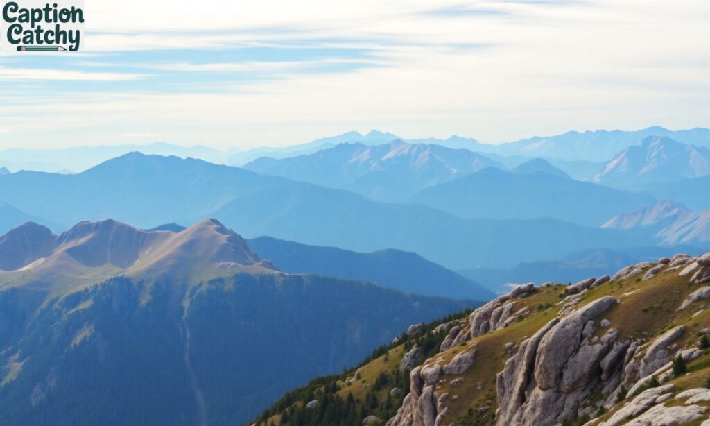 Mountain View Captions For Instagram post
