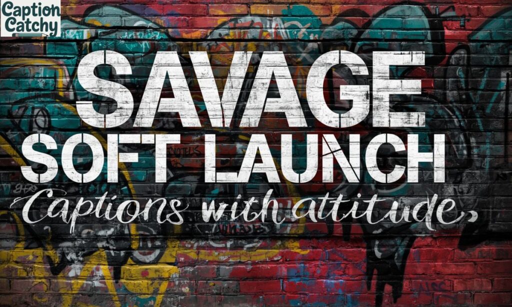 Savage Soft Launch Captions With Attitude
