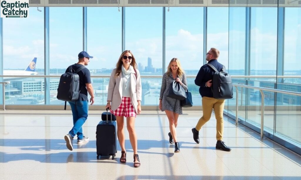 Airport Outfit Captions For Trendy Travel Fashion
