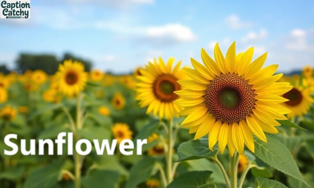 Best Sunflower Captions for Instagram post
