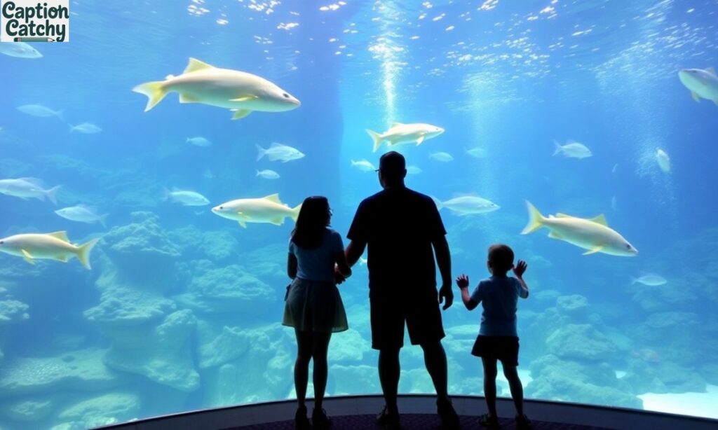 Family Aquarium Captions For Instagram Fun Day Out Moments post
