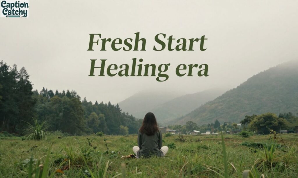 Fresh Start Healing Era Captions For New Beginning post
