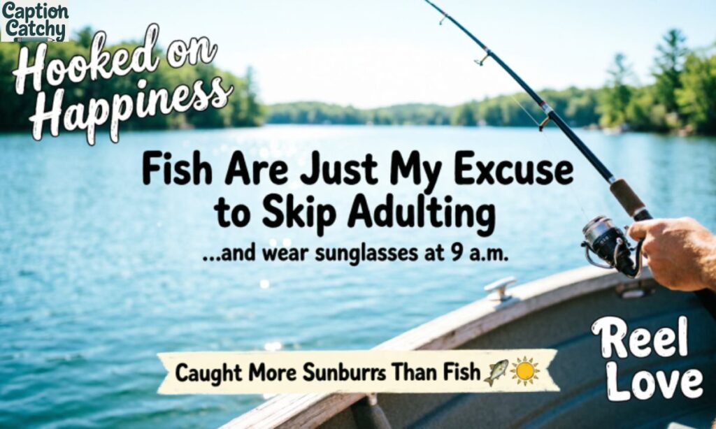 Funny Fishing Captions For Instagram post
