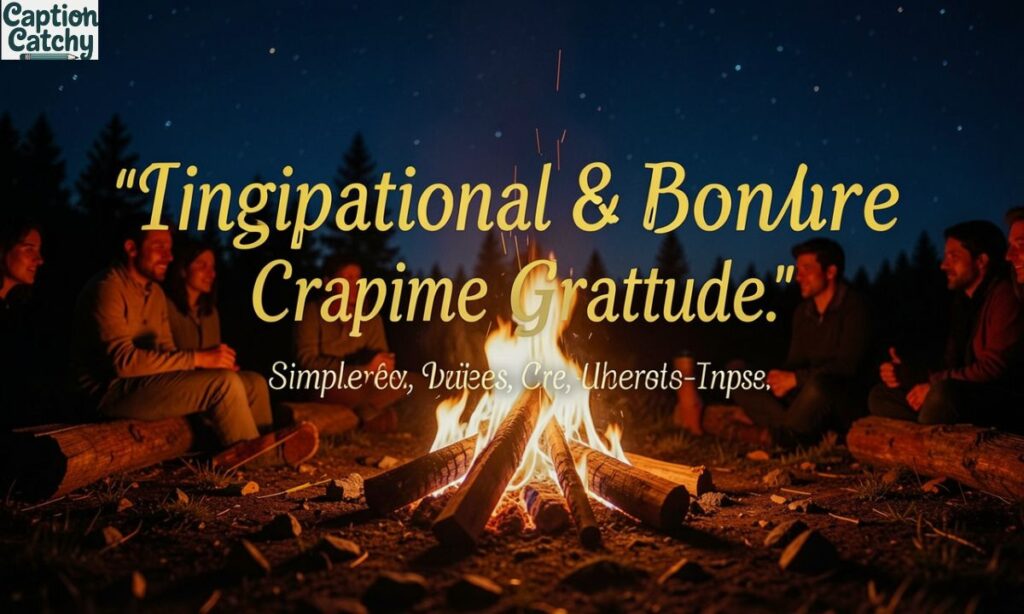Inspirational Bonfire Captions for Instagram