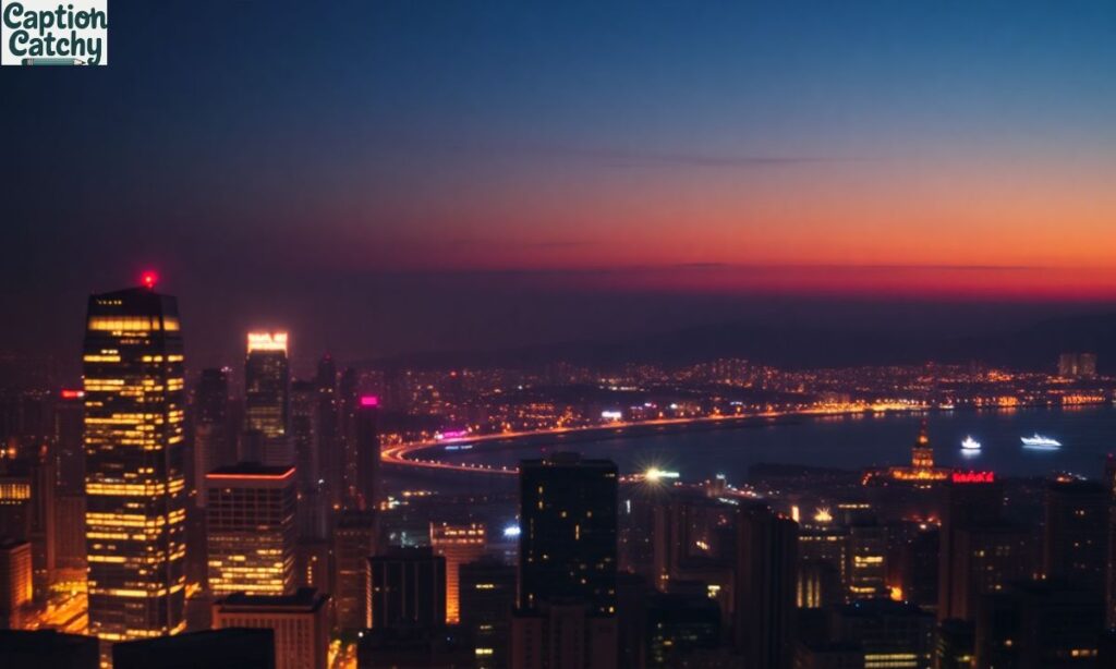 Inspirational City Lights Captions For Dreamers
