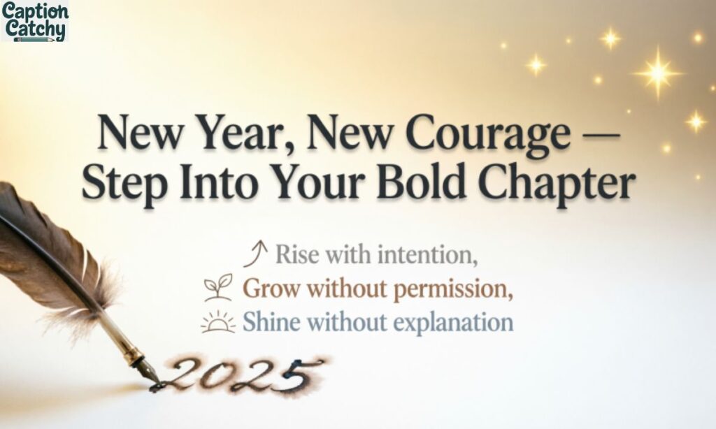 Inspirational New Year Captions For Instagram post
