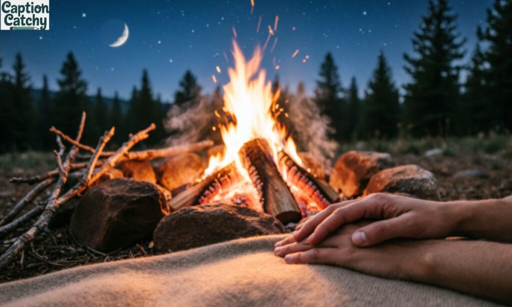 Romantic Bonfire Captions for Instagram