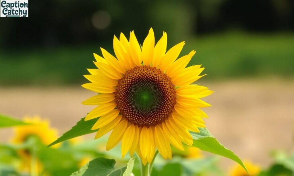 Simple Sunflower Captions for Instagram
