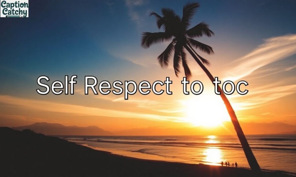 Unique Self Respect Captions For Instagram 2026
