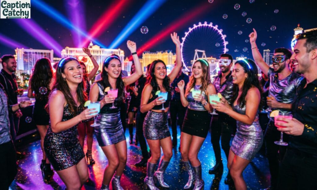 Vegas Party Captions for Nightlife & Clubs
