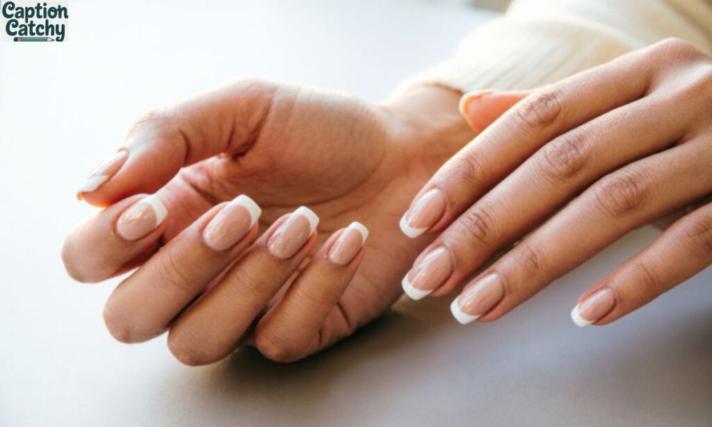 French Nail Captions For Instagram