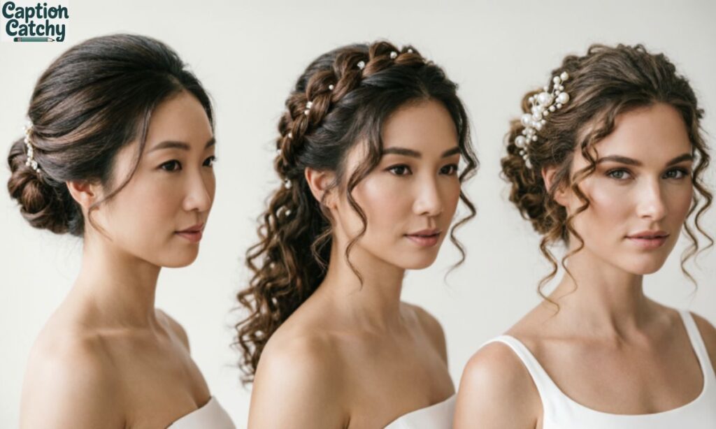 Bridal Hairstyle Captions For Instagram post
