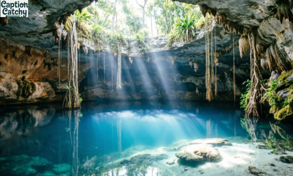 Cenote Captions in Mexico for Instagram
