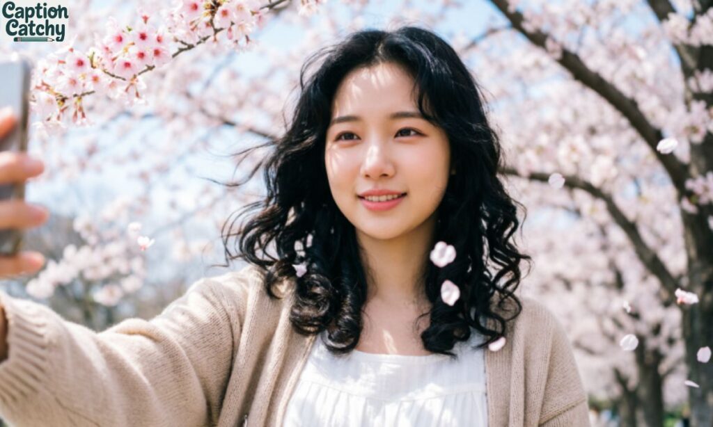 Cherry Blossom Instagram Captions for Selfies
