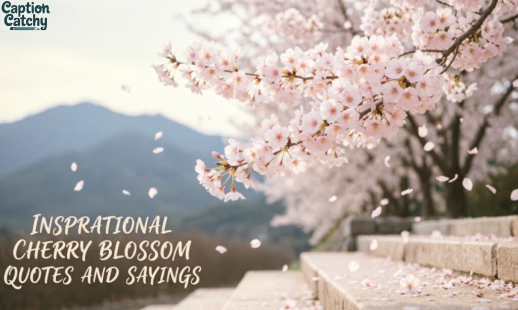Inspirational Cherry Blossom Quotes and Sayings
