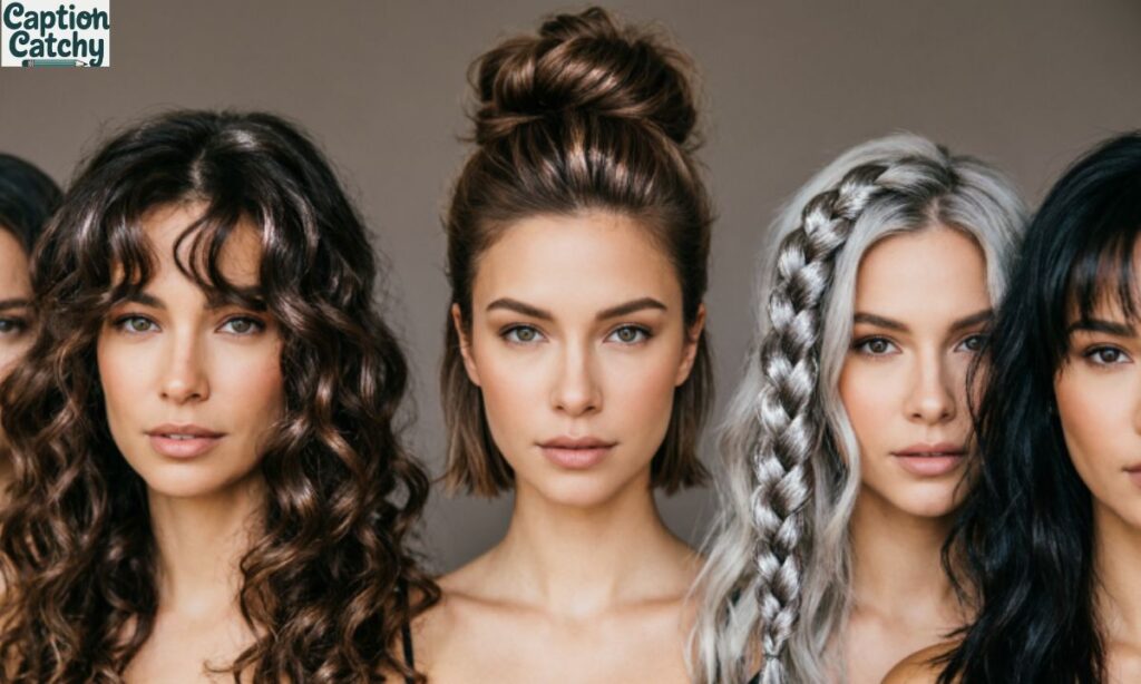 Stylish Hairstyle Captions For Instagram post
