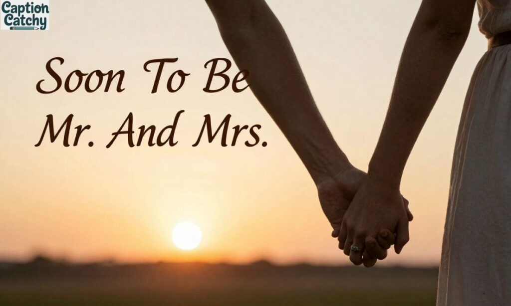 Soon To Be Mr. And Mrs. Captions For Instagram