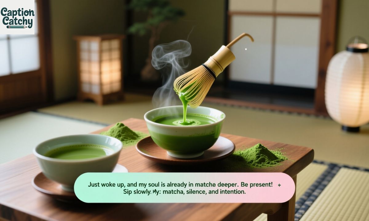 360+ Matcha Green Tea Captions