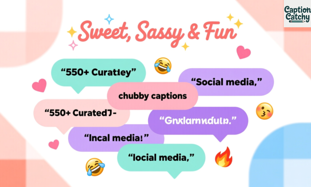 550+ Chubby Captions for Instagram Sweet, Sassy & Fun Ideas