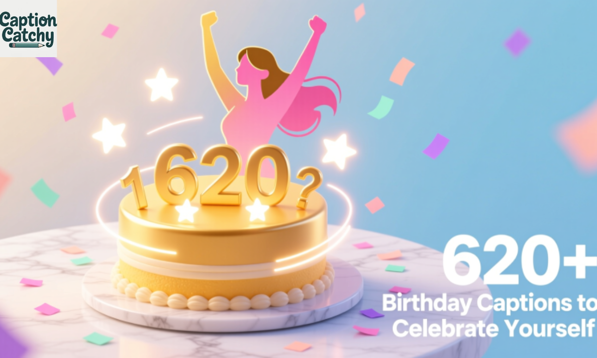620+ Birthday Captions to Celebrate Yourself