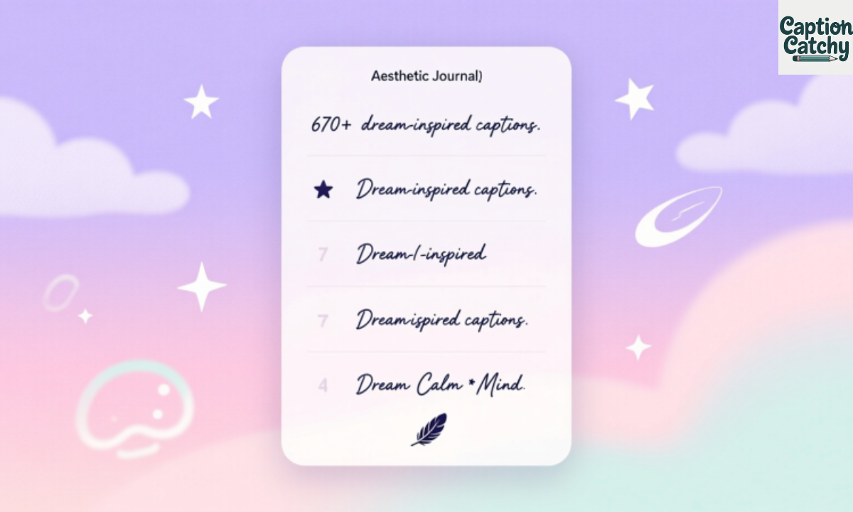 Dream Captions For Instagram