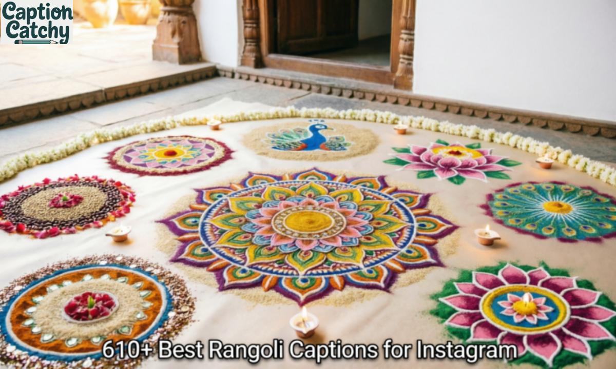Best Rangoli Captions for Instagram