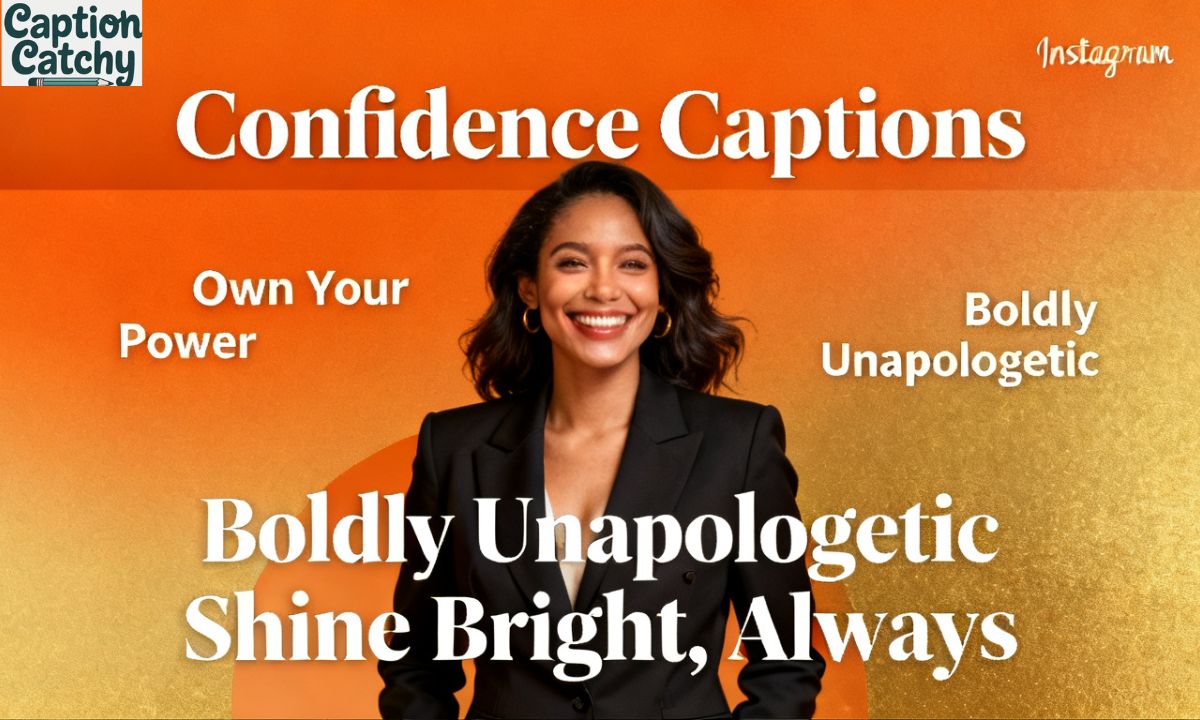 Confidence Captions For Instagram