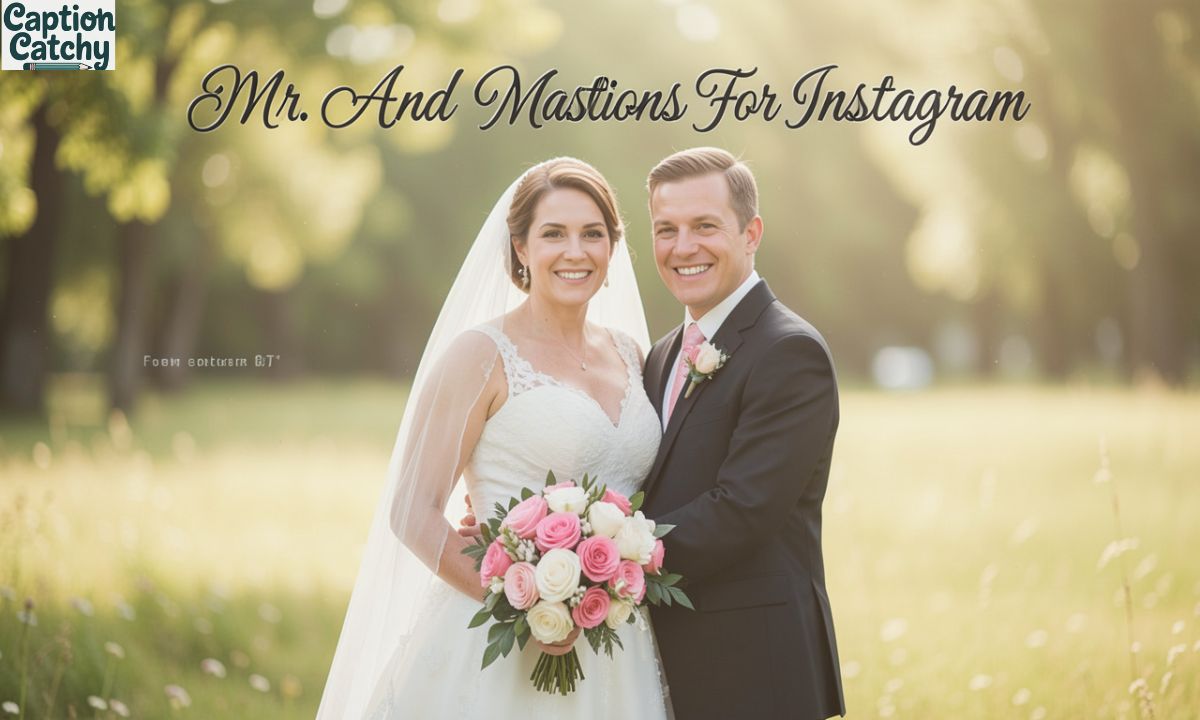 Mr.and Mrs. Captions For Instagram